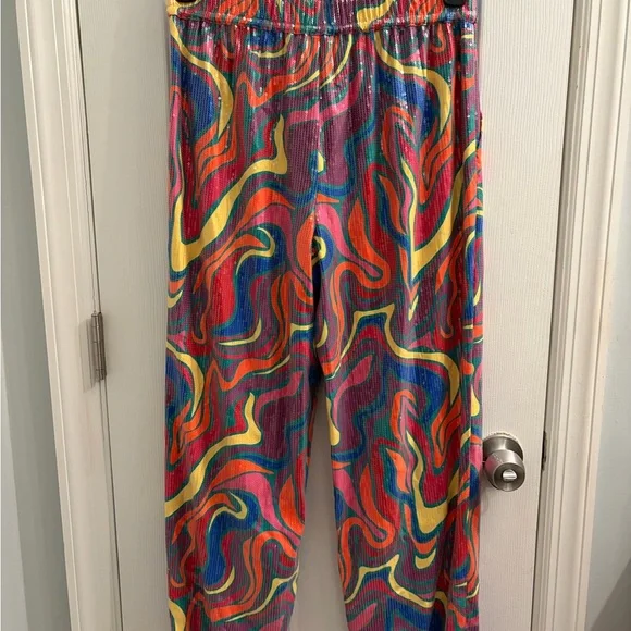 Alden Adair Elton Pants Wonderland Sequin NWT - Picture 6 of 9